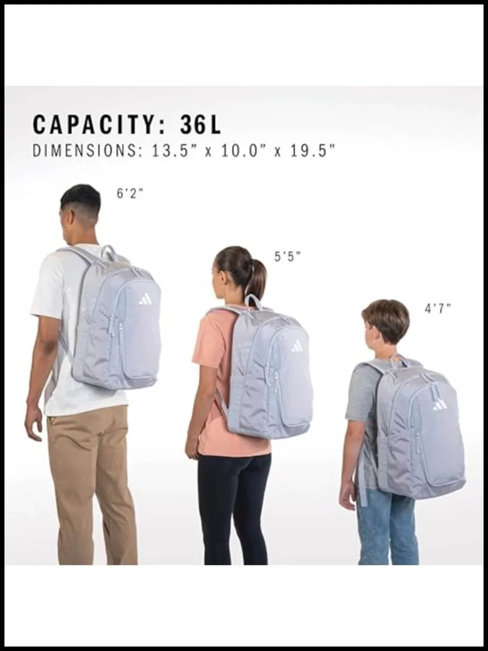 36L Soccer Backpack with Ball Pocket and Ventilated Gear Compartment